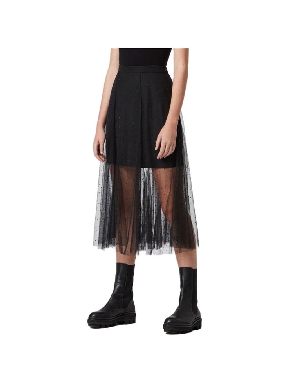 ALLSAINTS Elvie Tulle Skirt Size 2